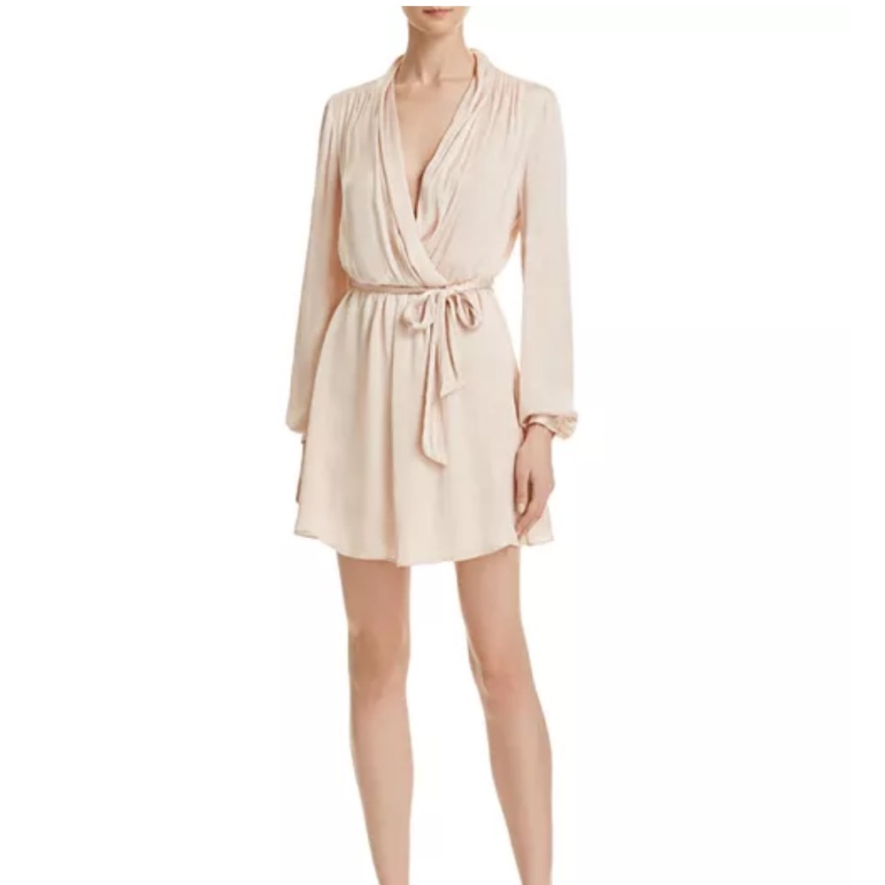 BARDOT Miranda Wrap Dress in Prosecco. Size 10/ L